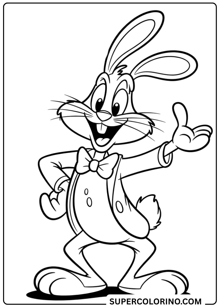 Couleur élégante Bugs Bunny