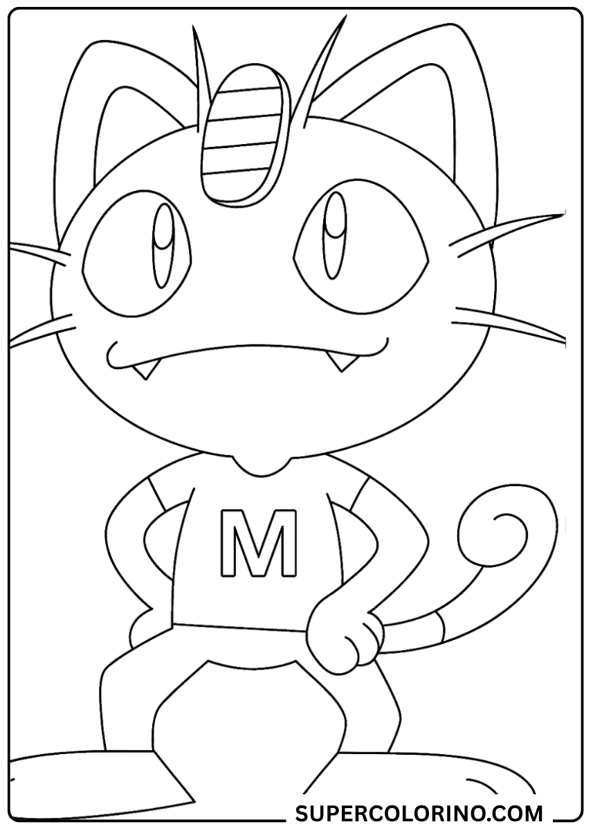 Pokémon Miaouss Couleur