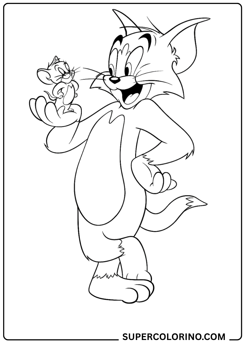 Colorez les amis de Tom et Jerry
