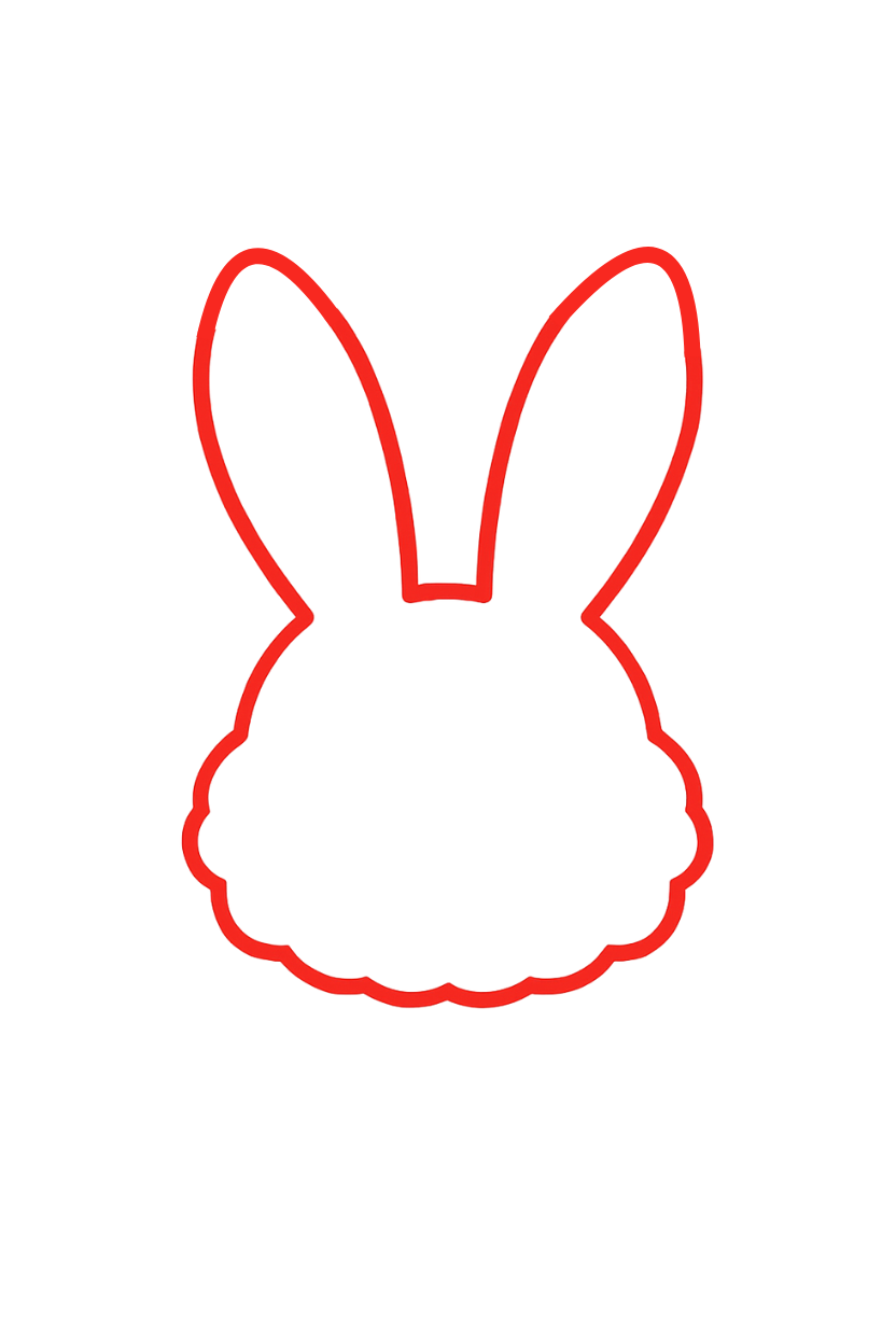 Disegna la testa e le orecchie