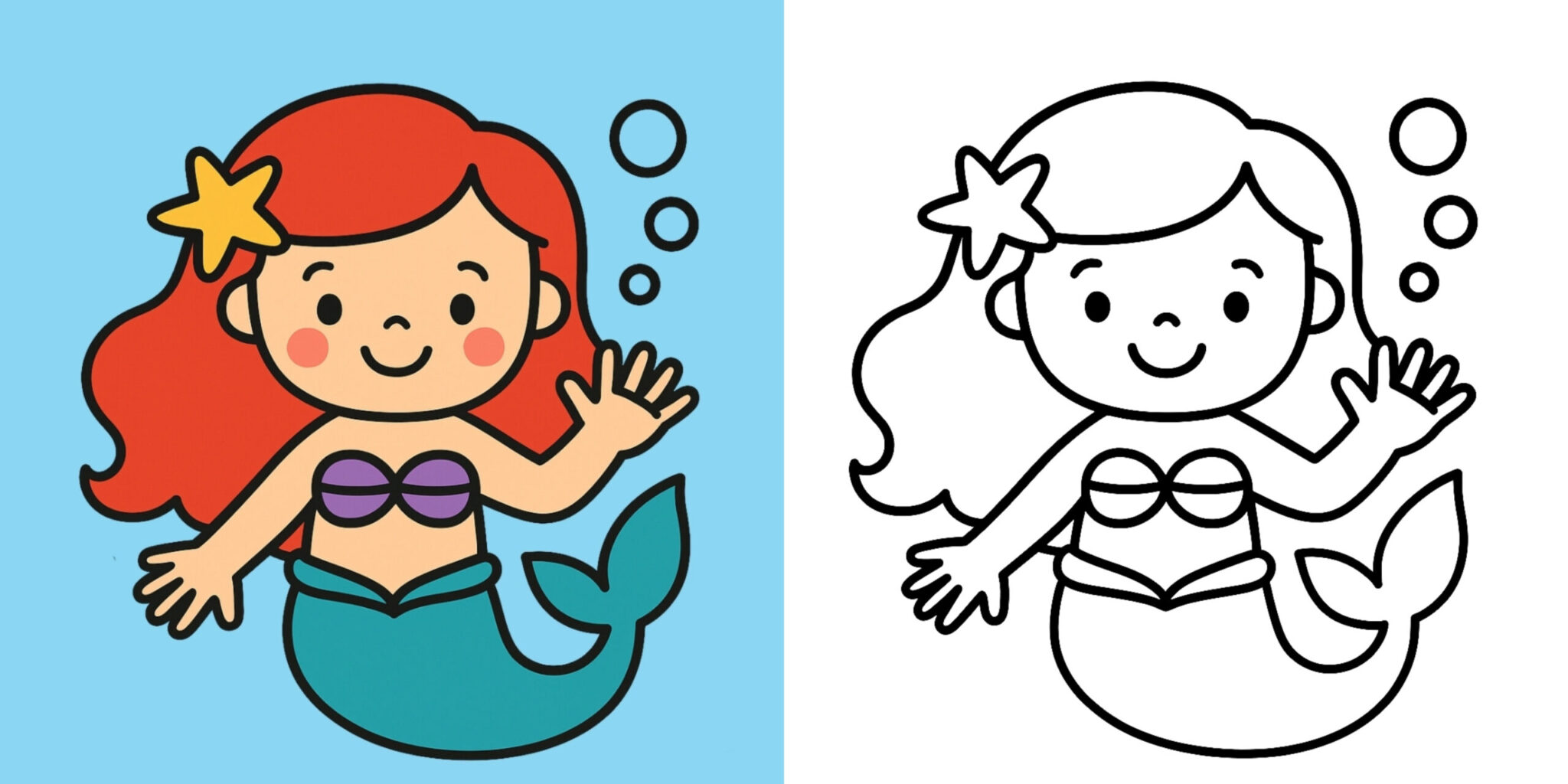 19 Disegni di Sirene da Colorare: Avventure Magiche