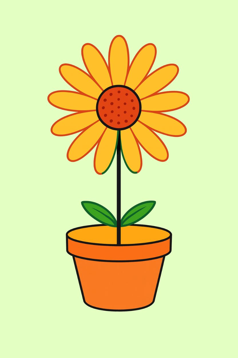 Fiore Disegno – Colorare