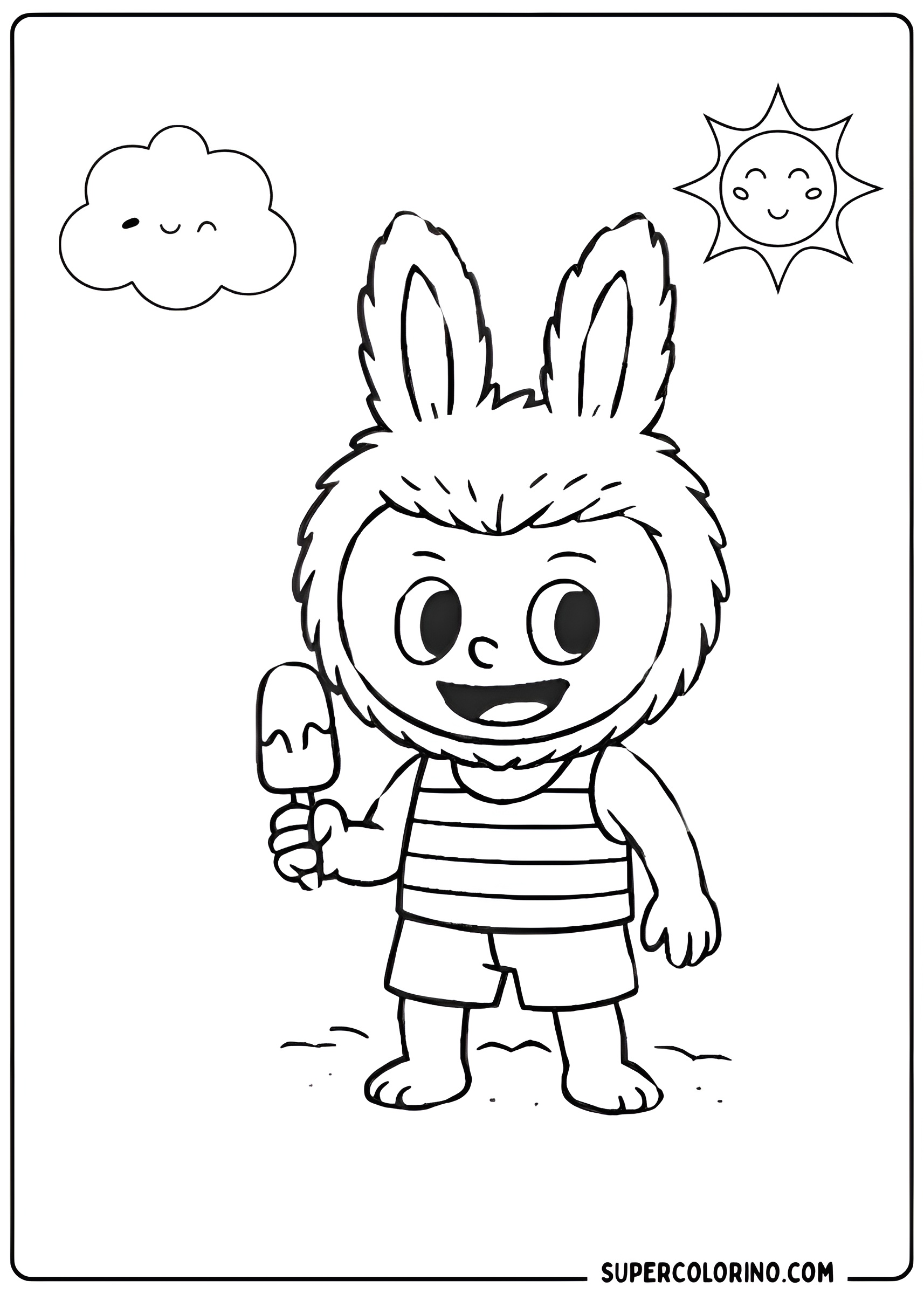 Labubu mit Eis