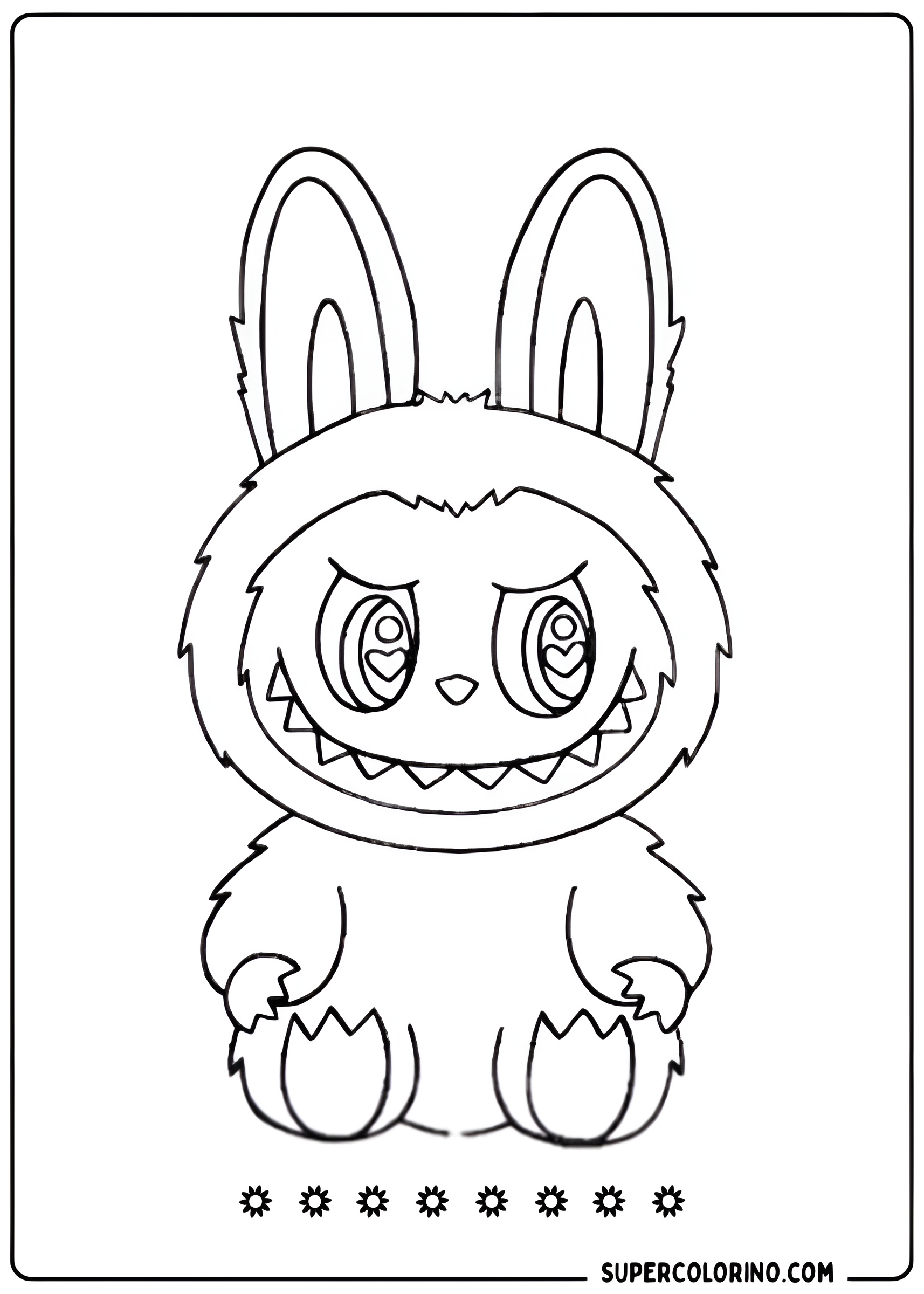 Labubu mit großen Augen