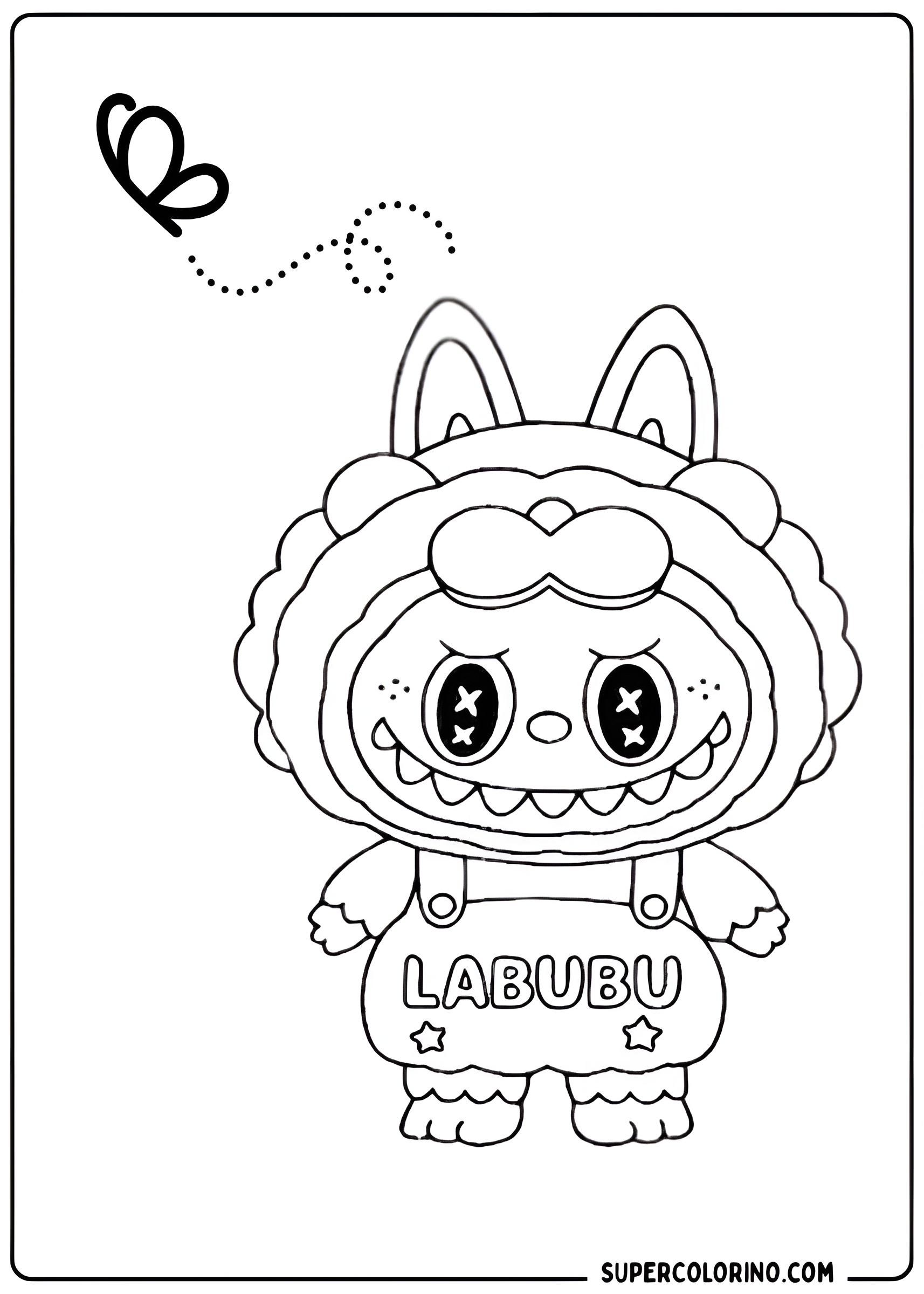Labubu mit Locken