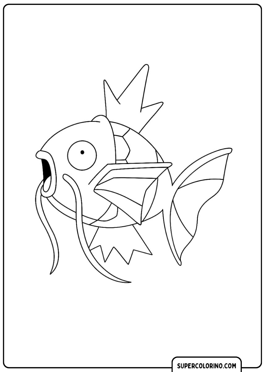 Un poisson effrayé avec de grands yeux.