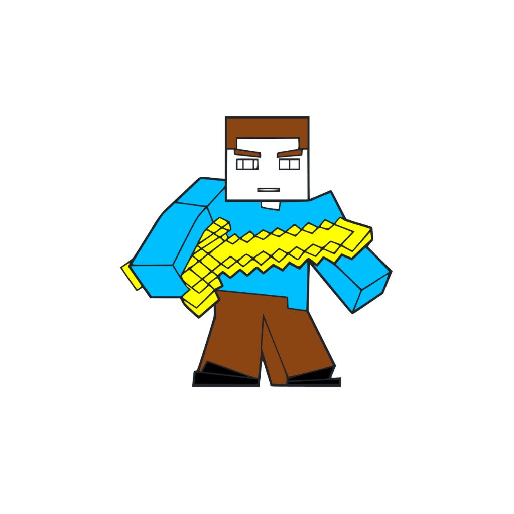 Minecraft Steve Malvorlagen