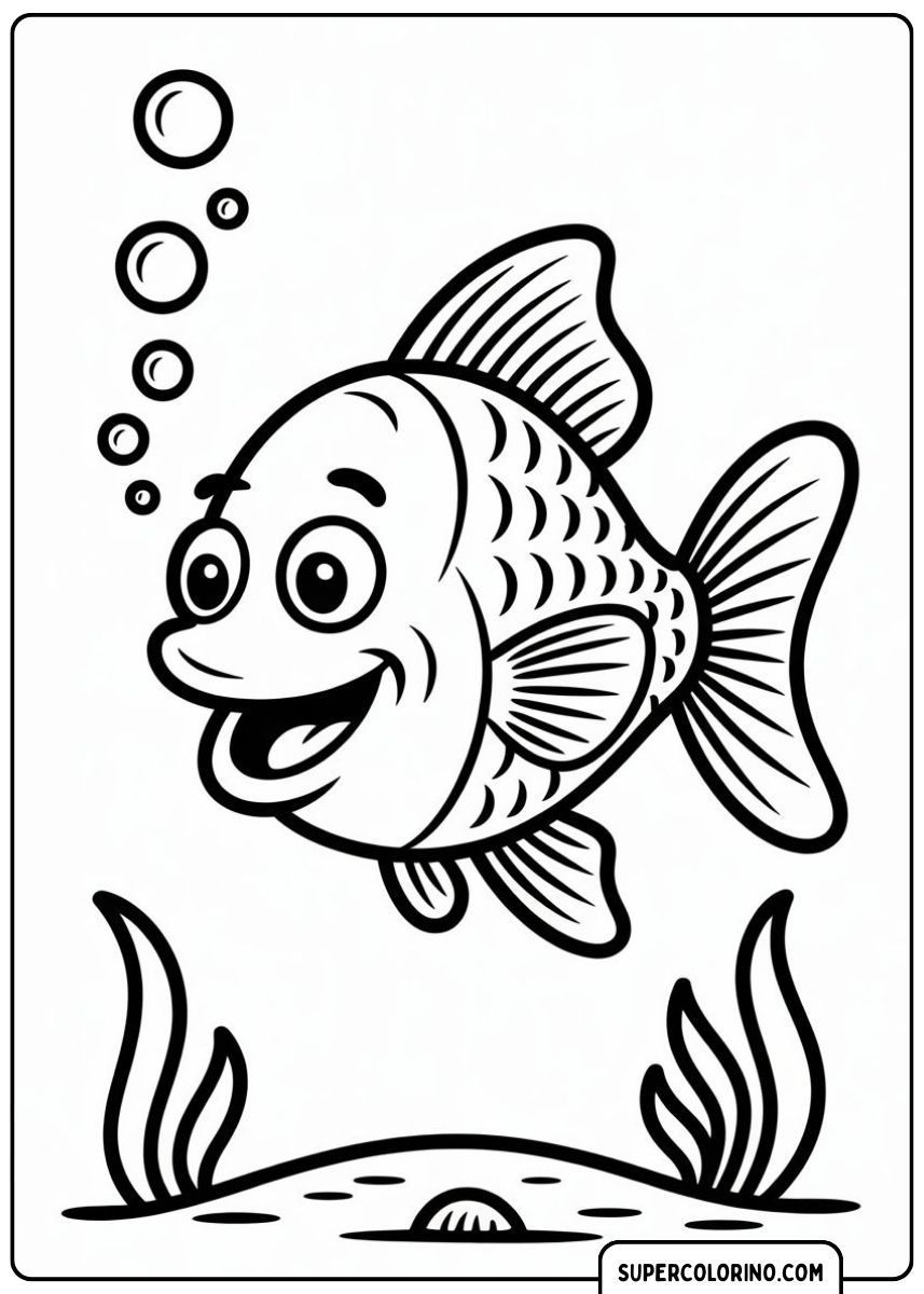 Un drôle de poisson avec une drôle d'expression.