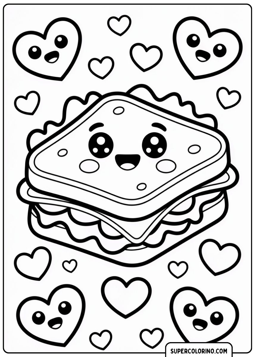 Ein leckeres Sandwich-Sandwich