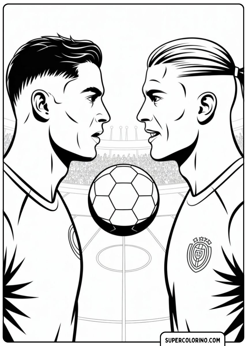 Ronaldo contre Erling Haaland