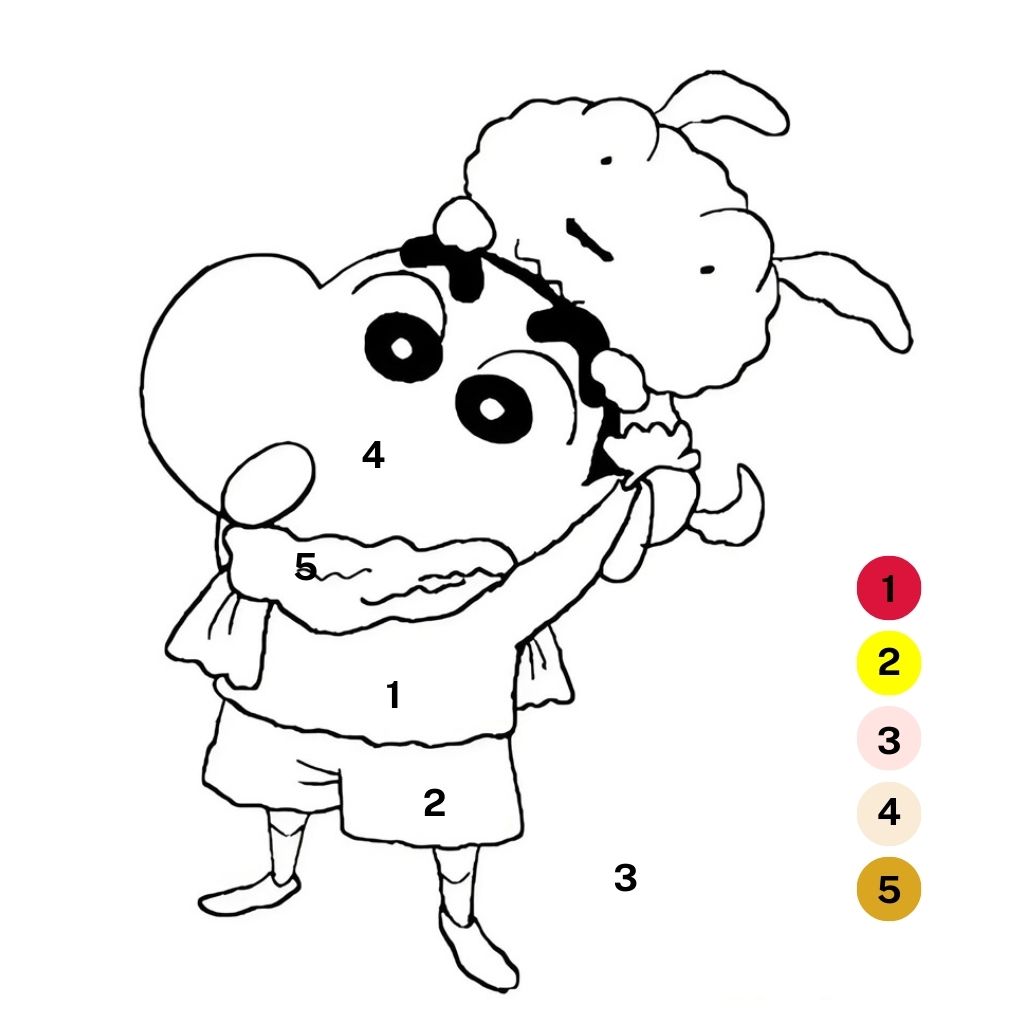 Coloriage du méchant Shin