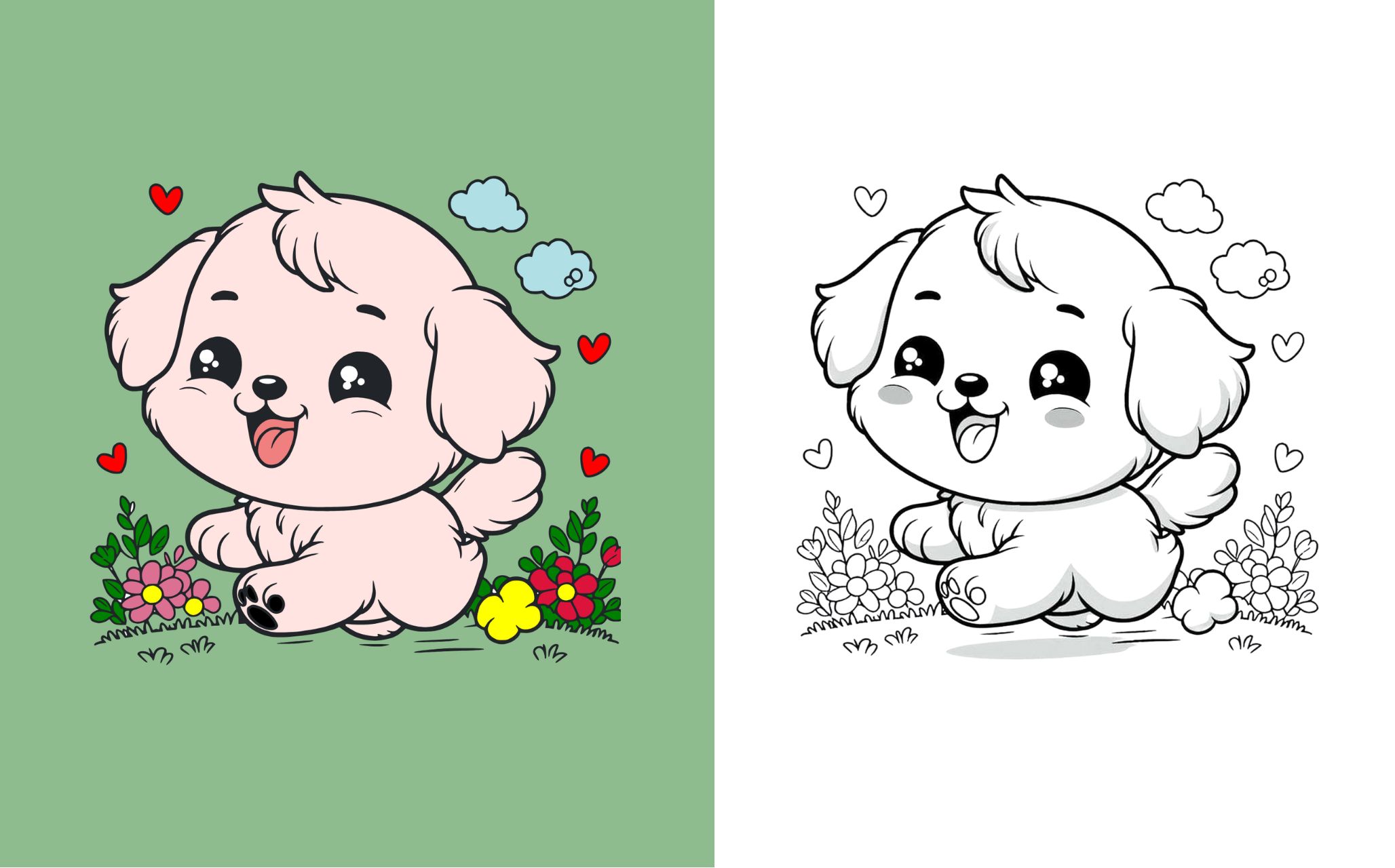 Hunde ausmalen (2)
