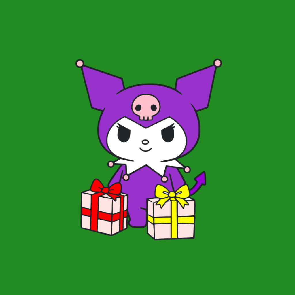 Entzückende Kuromi-Malseite