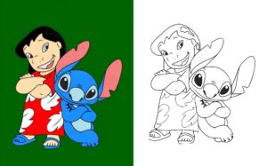 Lilo und Stitch Malvorlagen ft