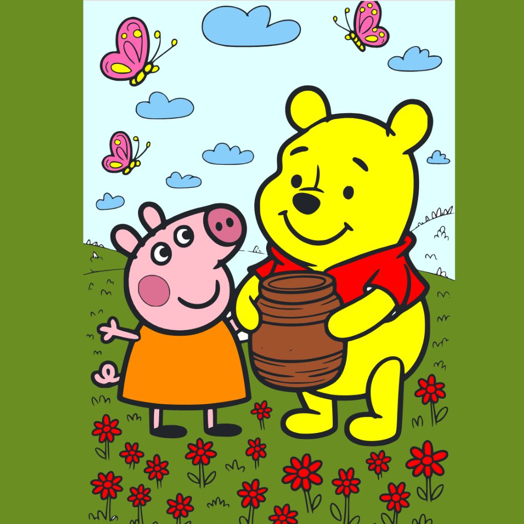 Süßes Peppa Wutz Malvorlagen