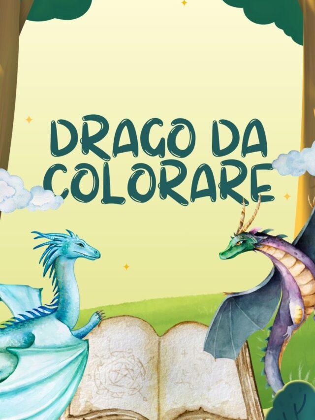 Drago da colorare