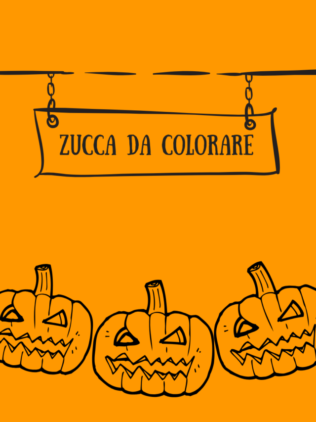 Zucca da colorare