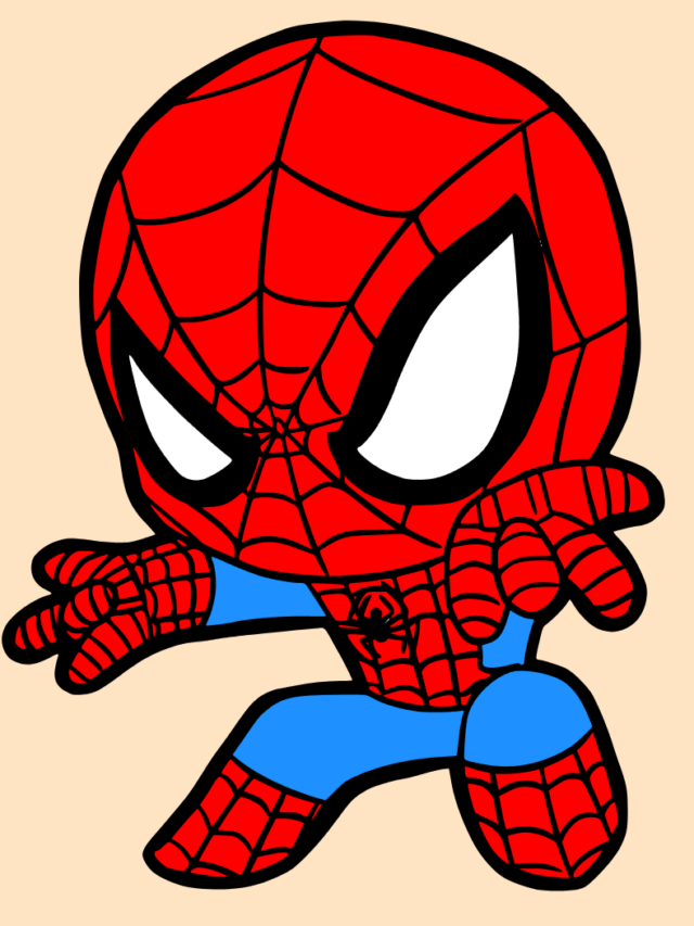 spiderman da colorare
