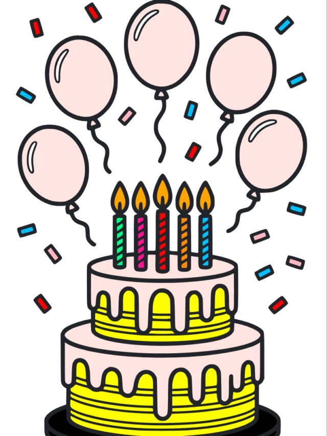 Torta Compleanno Colorare