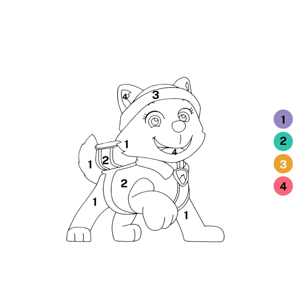 coloriage patte patrouille