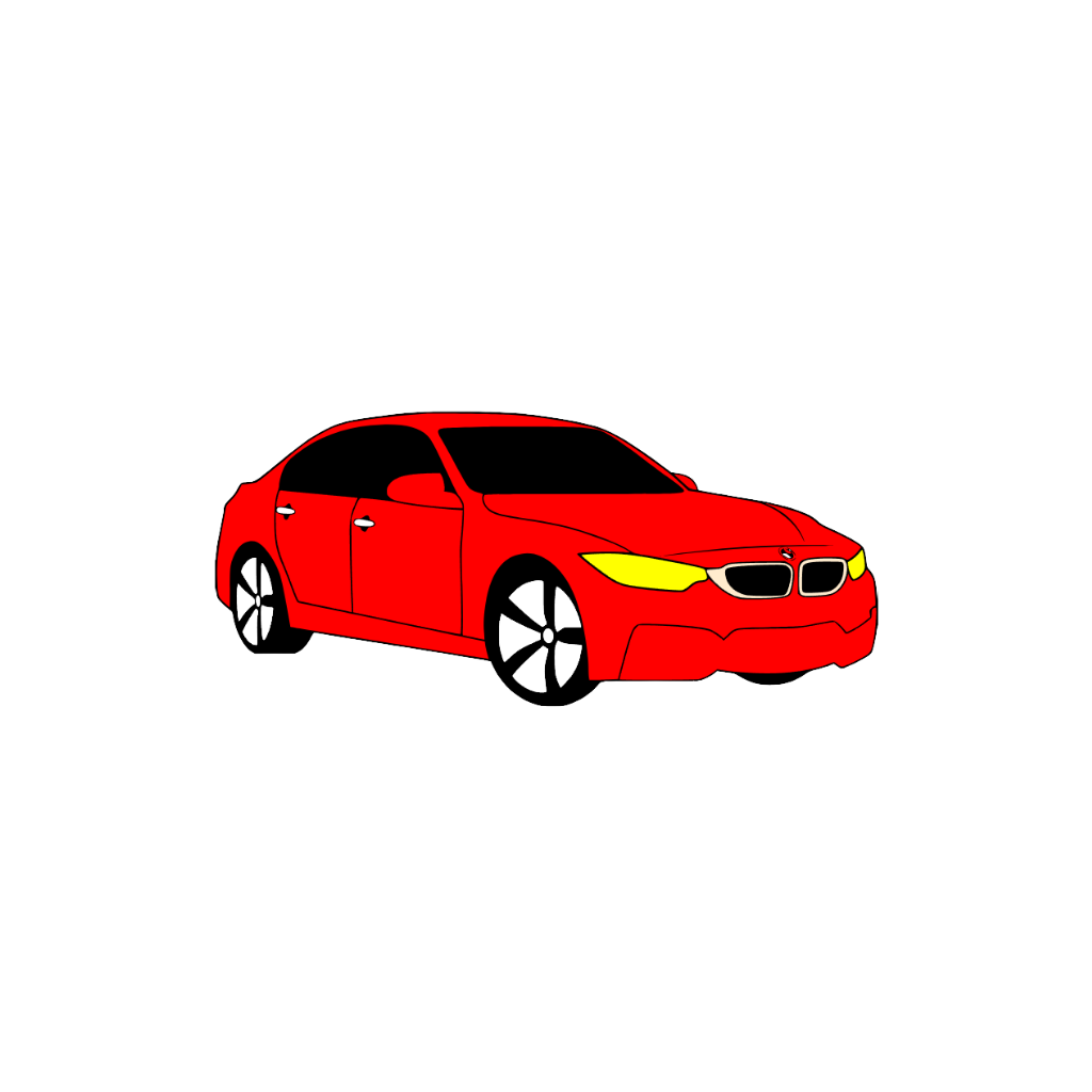 Lustige BMW Malvorlagen