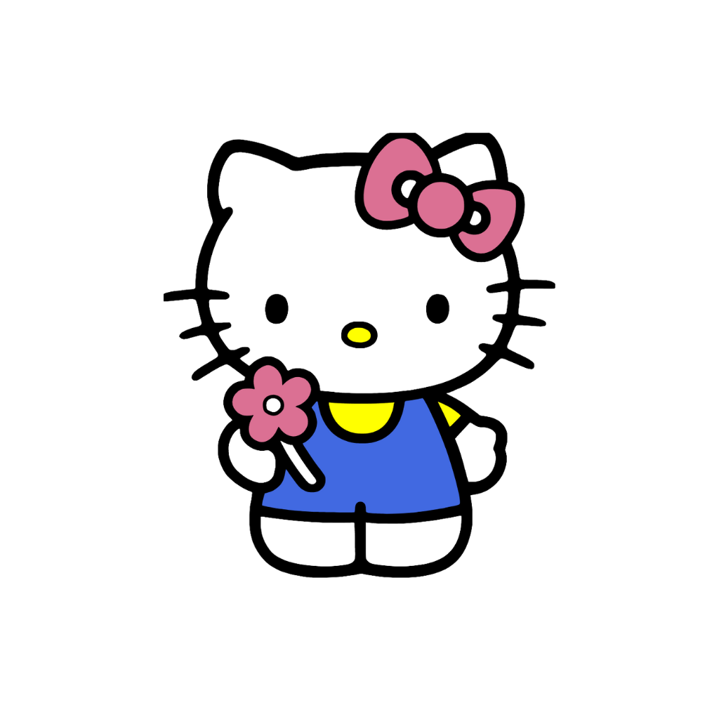 Hallo Kitty kleurplaat