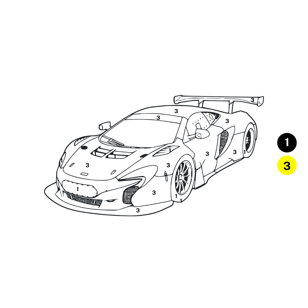 Lamborghini da colorare