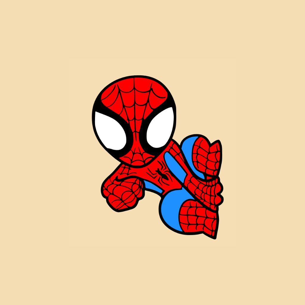 Süße Spiderman-Malvorlagen