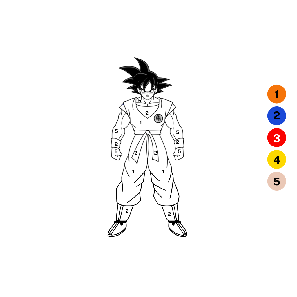 Dragon Ball Z kleurplaat