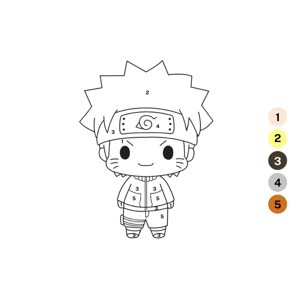 Naruto-Malvorlagen
