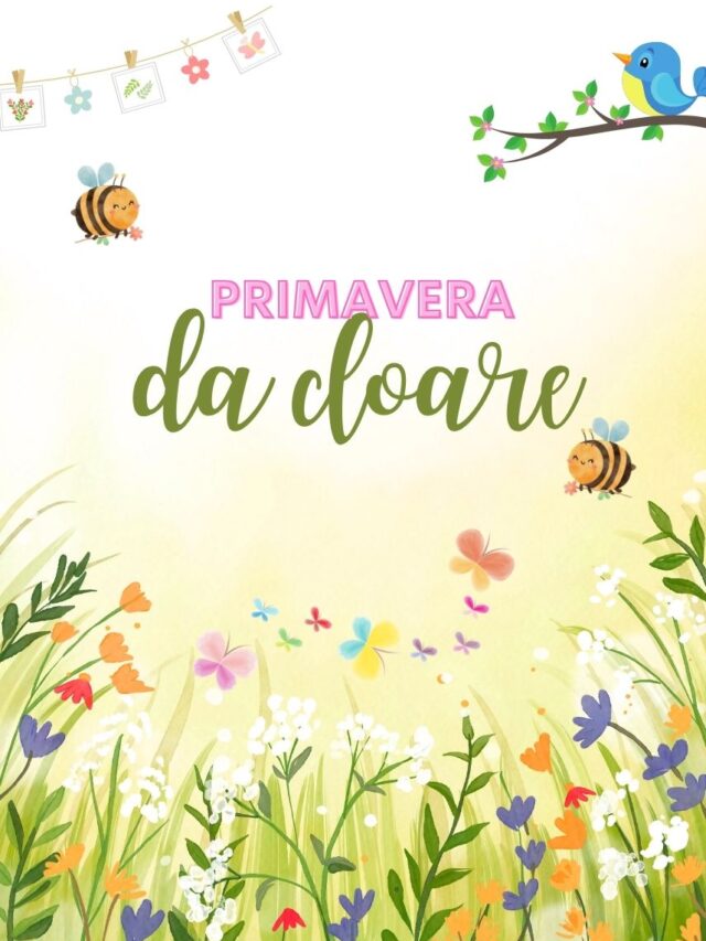 Primavera da colorare