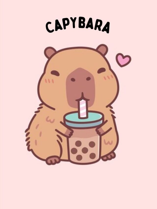 Capibara da colorare