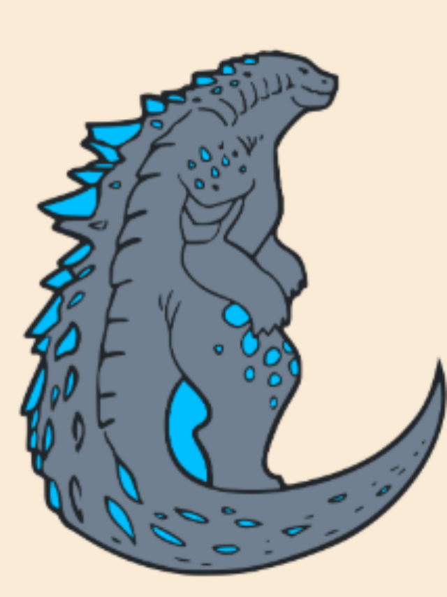 Godzilla da colorare