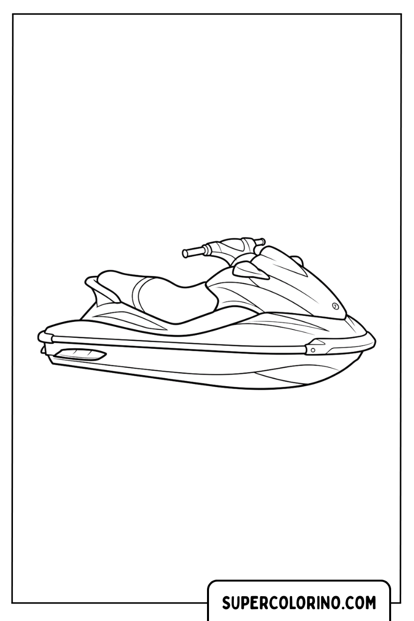 Coloriages de motomarines