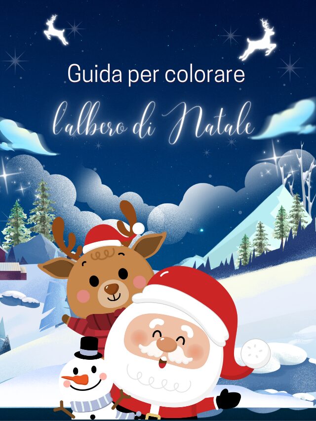 Guida per colorare l’albero di Natale