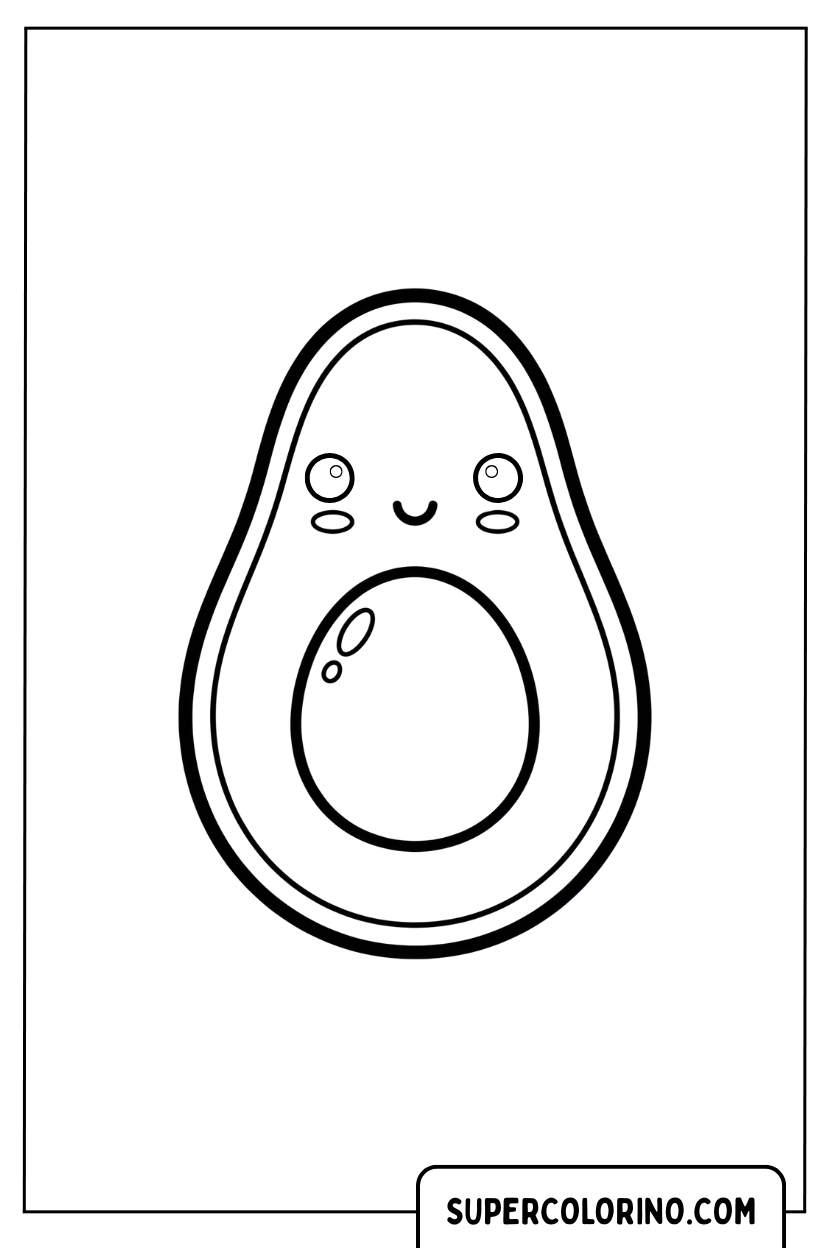 Coloriage Joyeux Avocat
