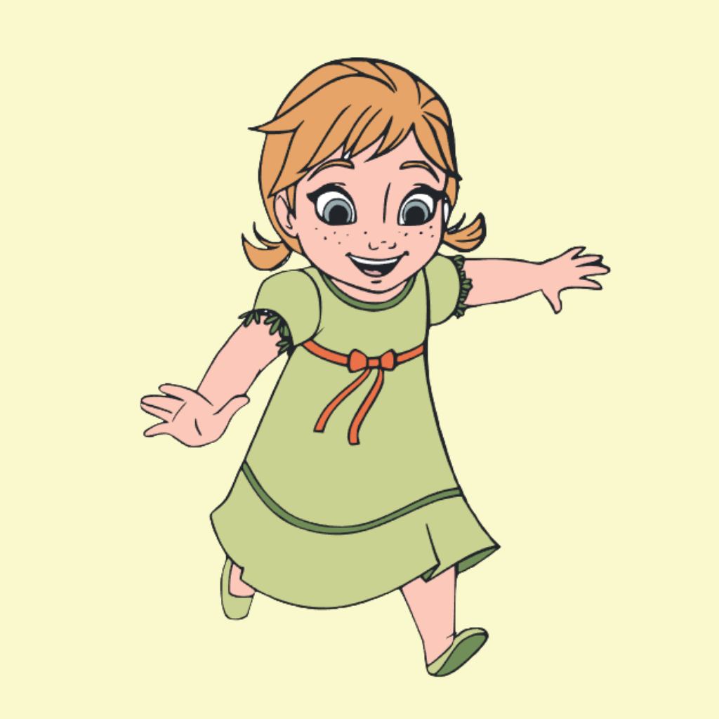 Malen nach Zahlen Anna