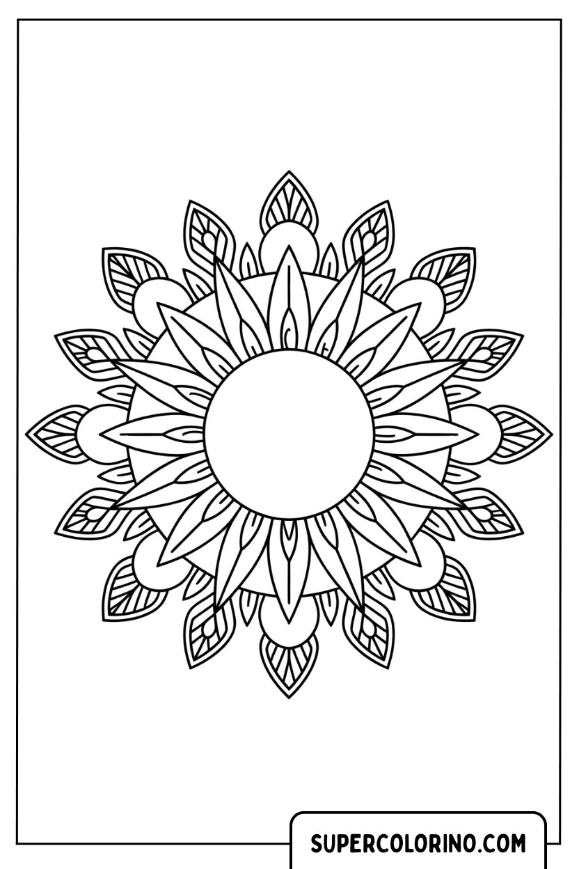 Ich bezeichne Shining Sun Mandala