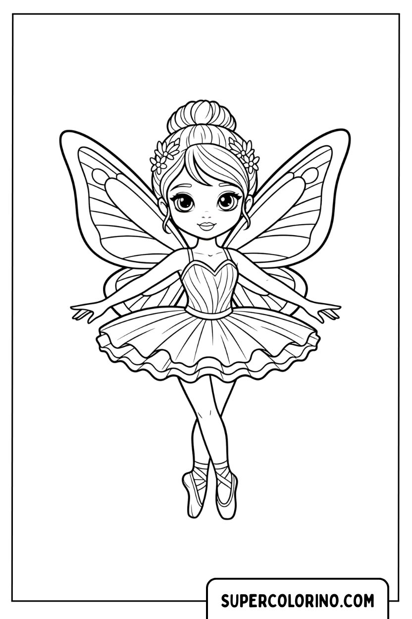 Ballerina-Fee-Malseite