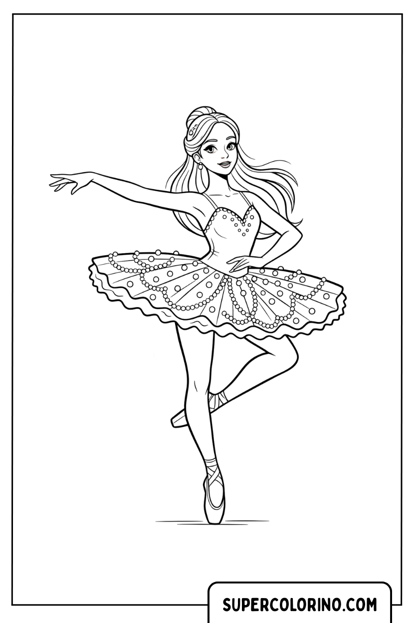 Ausmalbilder Prima Ballerina