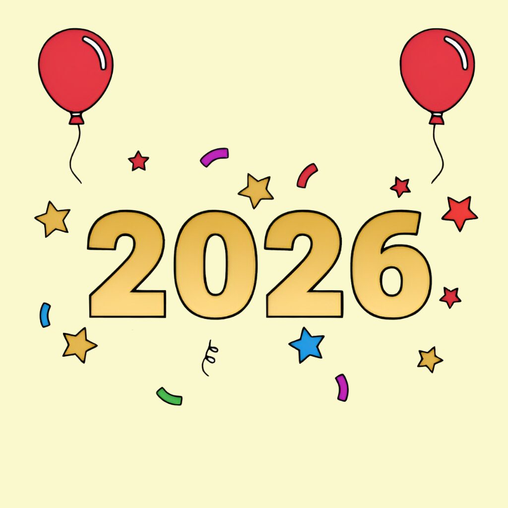 Malvorlagen zum Thema Neujahr nach Zahlen