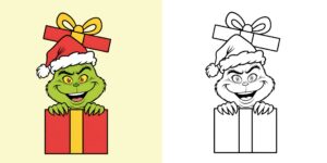 Grinch Malvorlage ft