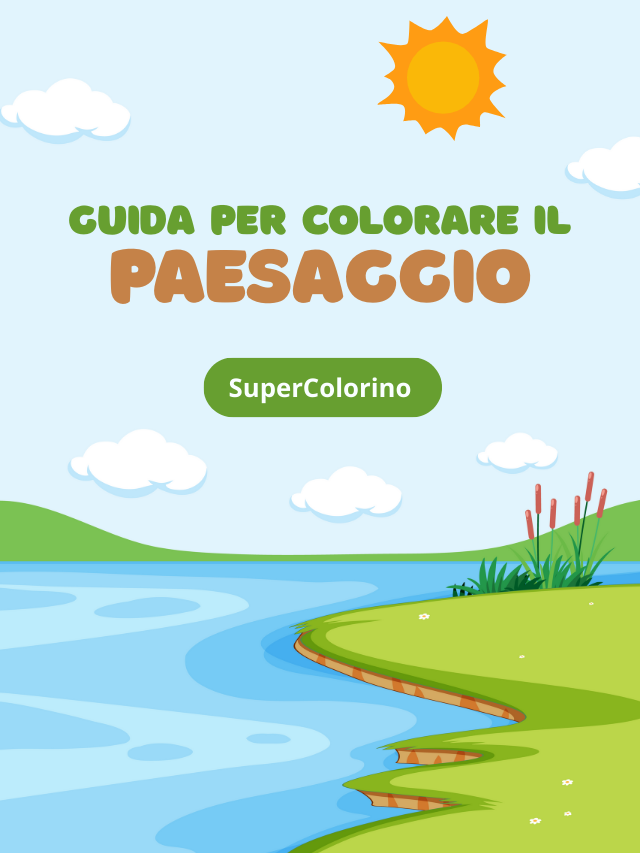 Guida per colorare il paesaggio