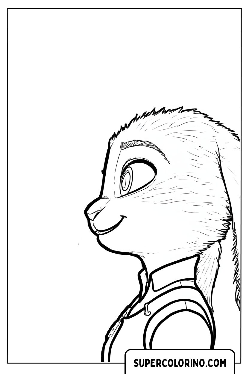 Coloriage - Judy Hopps