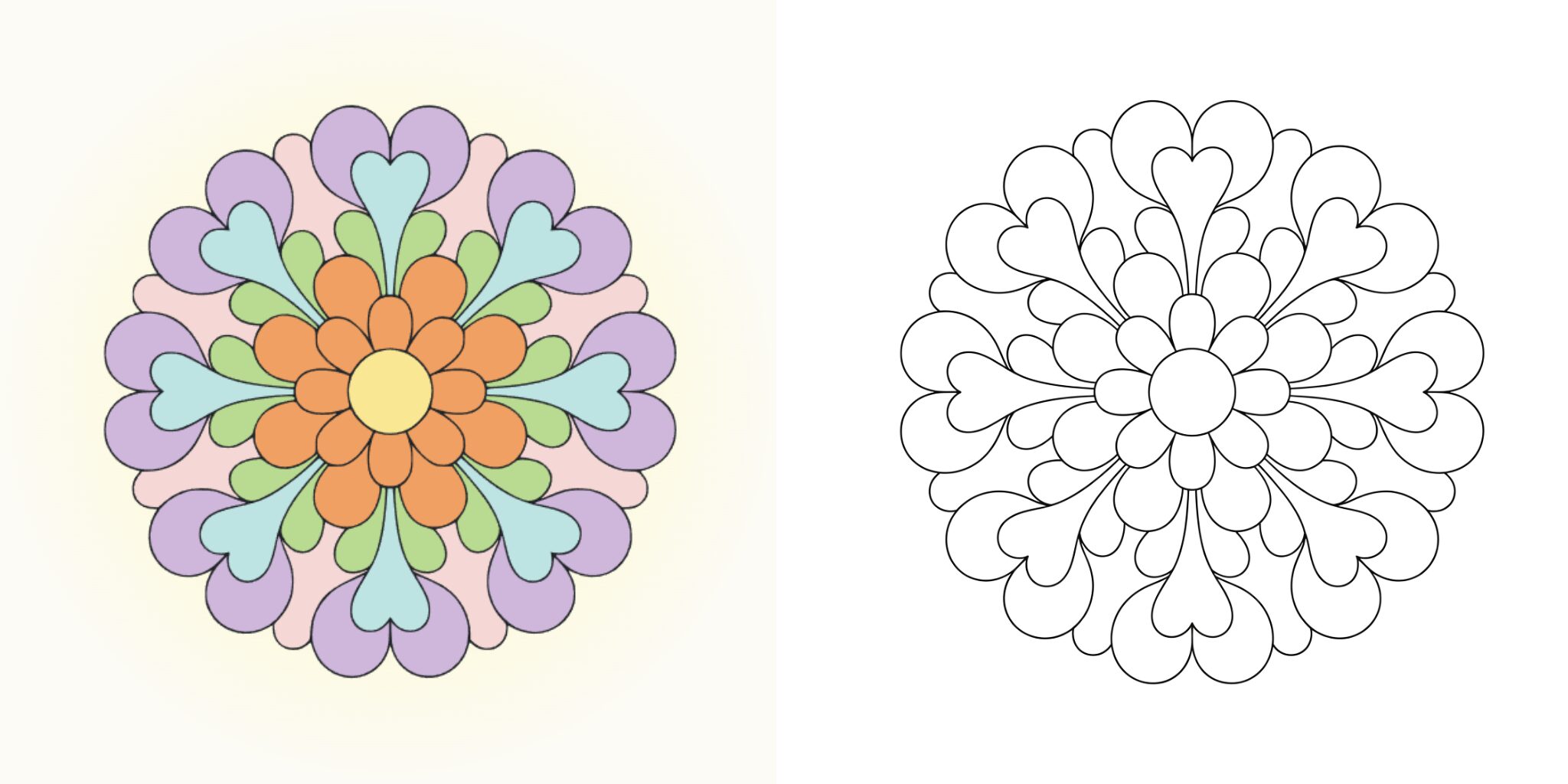 Mandala zum Ausmalen ft