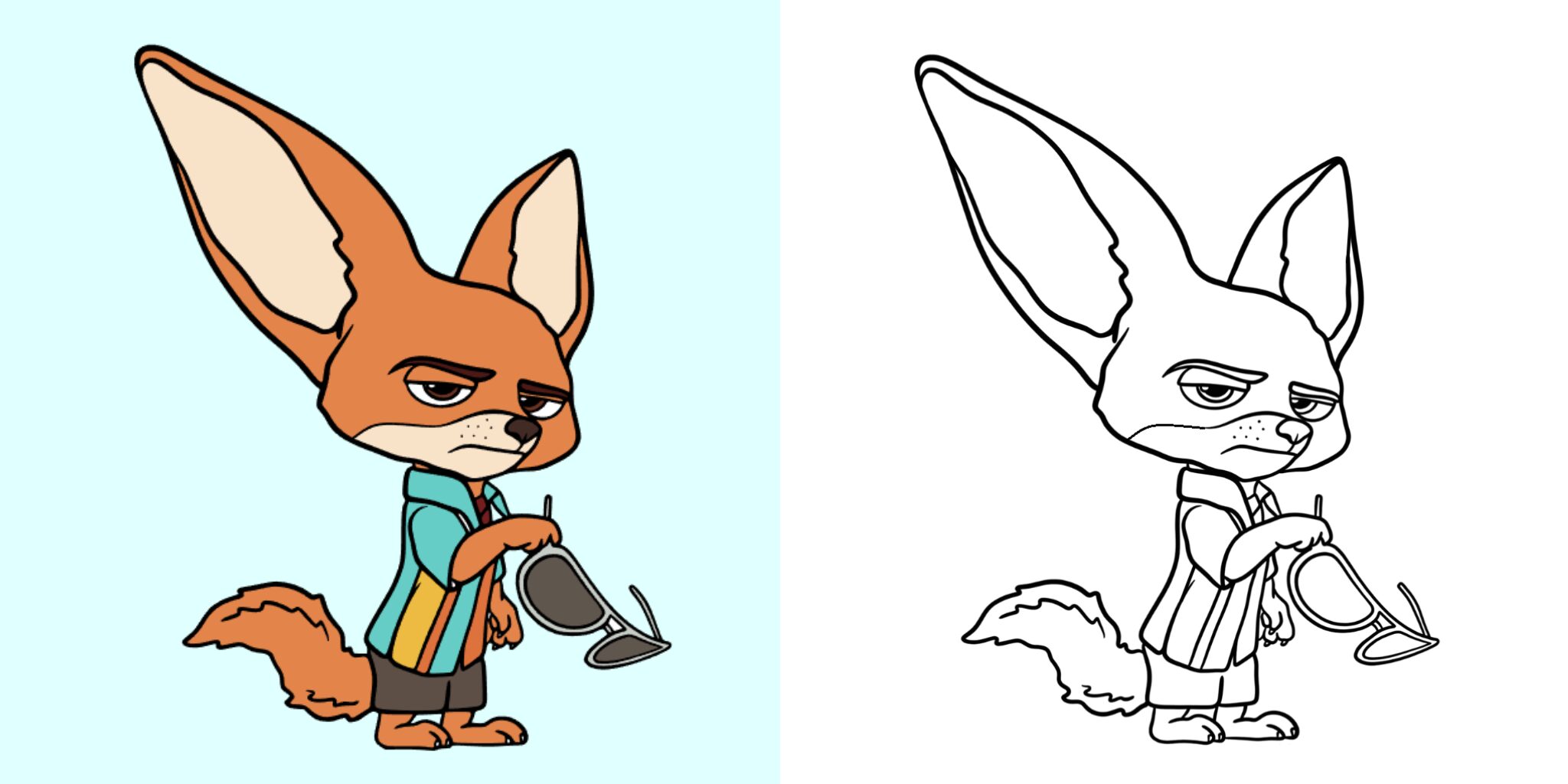 Coloriages Zootopie 2