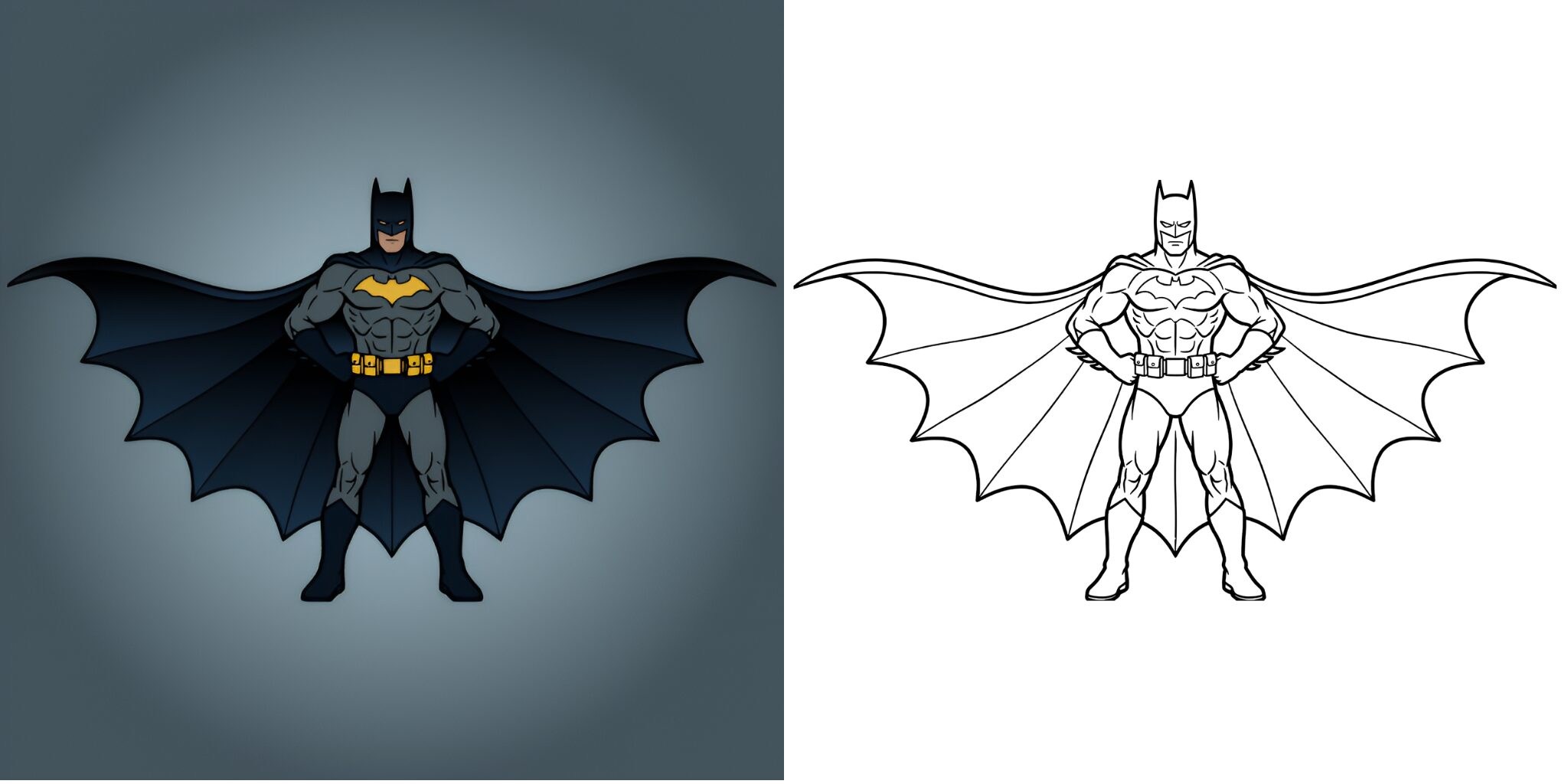 Batman-Malbuch ft
