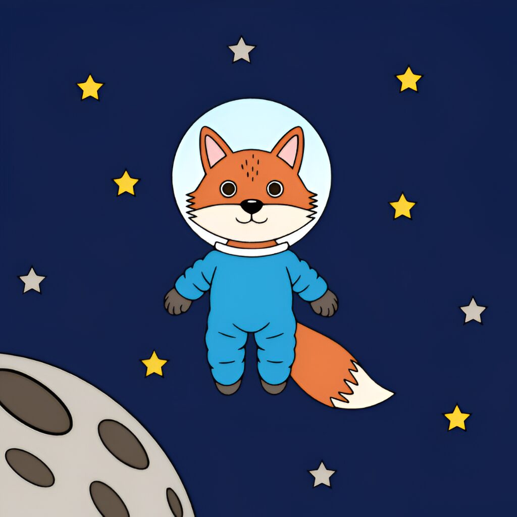 Malen nach Zahlen Fuchs