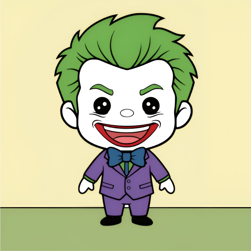 Joker-Malvorlagen nach Zahlen