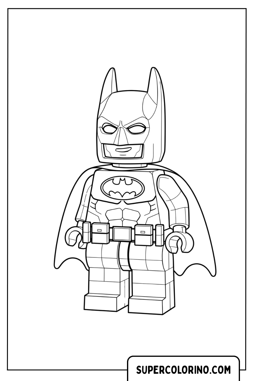 Malvorlagen für Batman-Steinfiguren